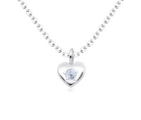 Heart Silver Necklaces SPE-5741